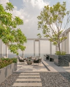 The rooftop of Ramada By Wyndham Bangkok Sukhumvit 87